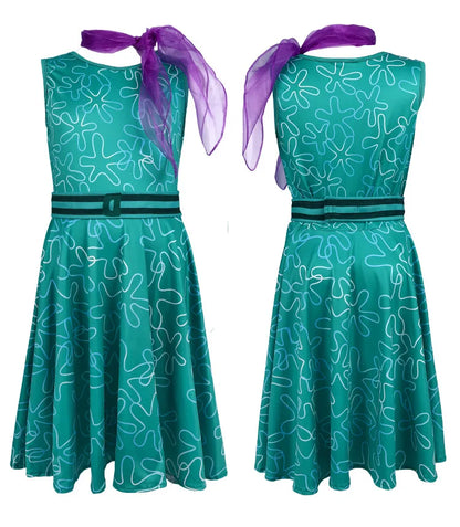 Anime Movie Inside Out Joy Cospaly Costume Disgust