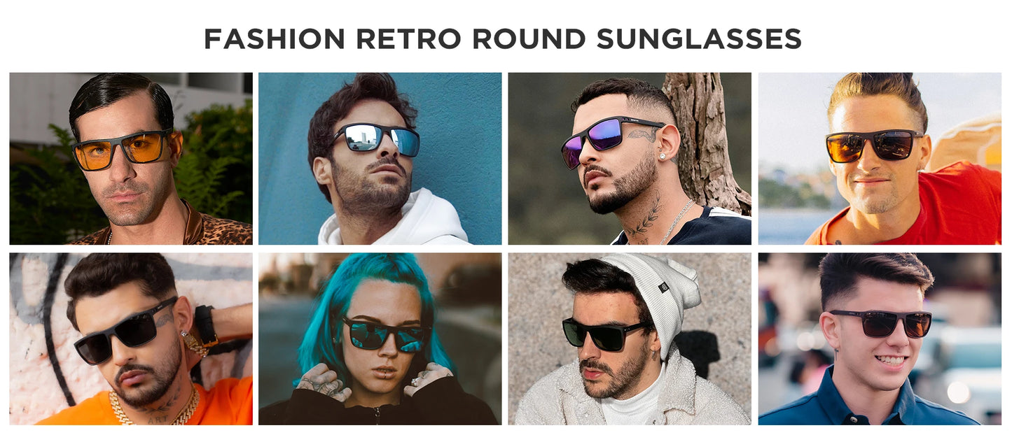 ZENOTTIC Fashion Polarized Sunglasses Shade  Lightweight