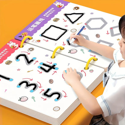 34-Page Children's Reusable Workbook Set