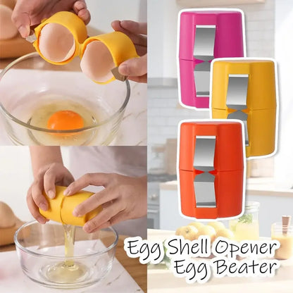 Multifunctional Egg Shell Opener Handheld Egg Cracker
