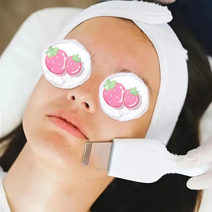Fruit-Themed Gel Eye Mask – Hot & Cold Compress Pads