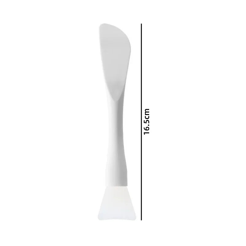Silicone Facial Mask Brush Soft Head with Scraper