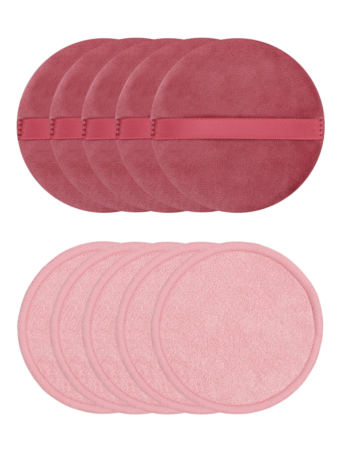 10Pcs Makeup Remover Pads Can Be Soaked in Water