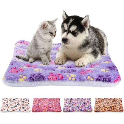 Thicken Flannel Mat Pet Beds Mats Dog Bed Sleeping Mat
