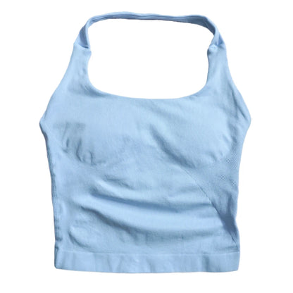 Gym Top Women Clothes Strappy Workout Tank Top Sports Bra