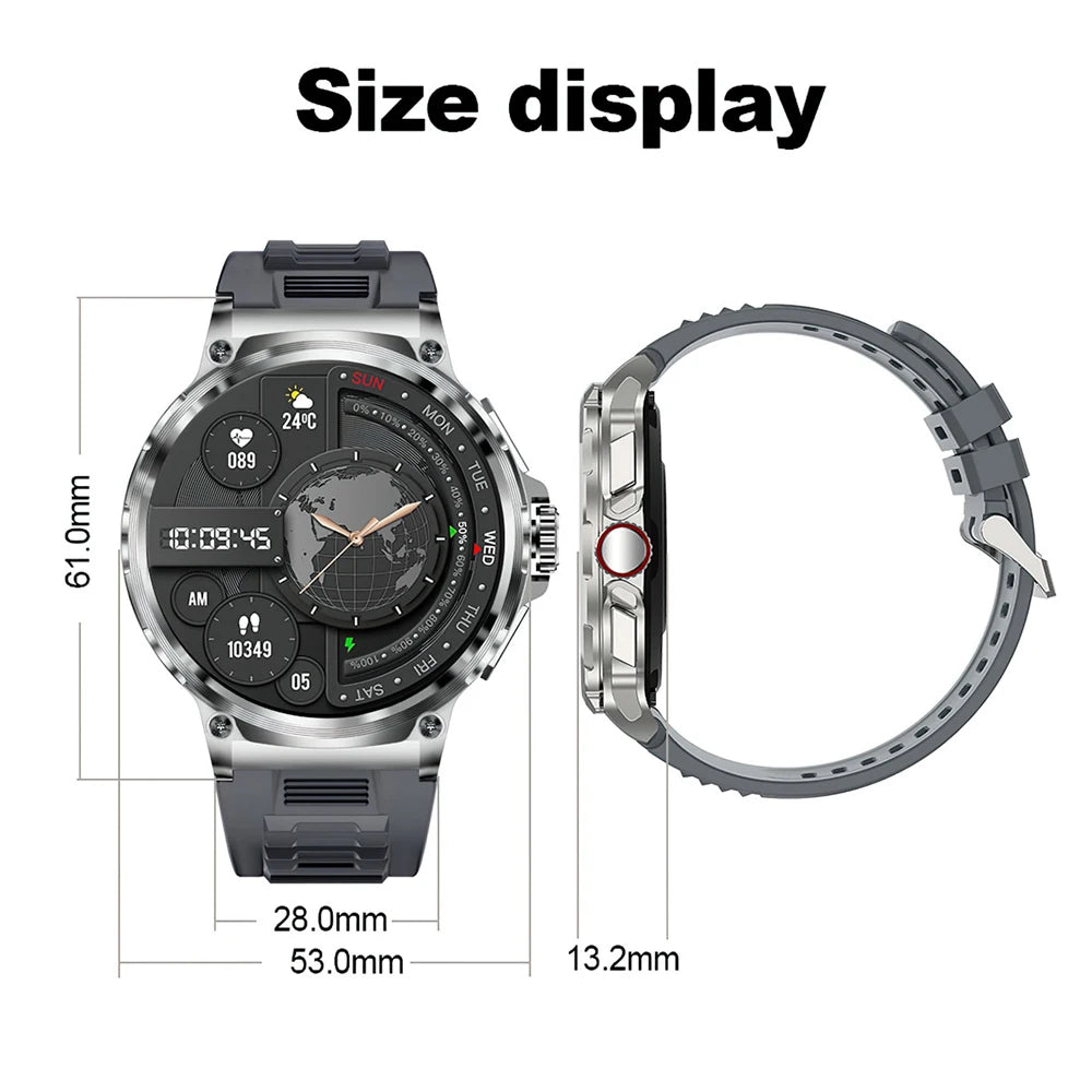 New Military GPS V69 Smart Watch Men 1.85 inch 710 mAh