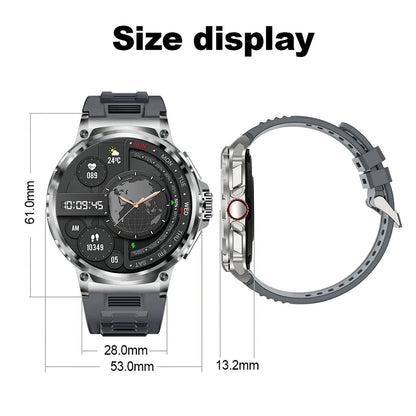 New Military GPS V69 Smart Watch Men 1.85 inch 710 mAh