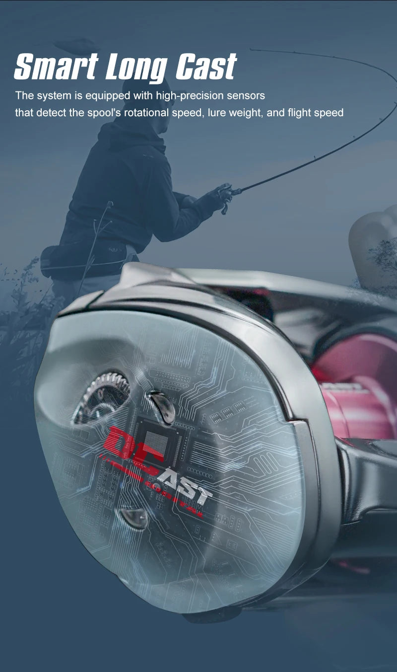 SEASIR DCAST DC Baitcasting Fishing Reel Digital Control