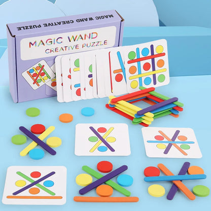 3D Puzzle Two-person Interactive Desktop Game