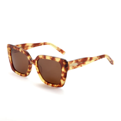 New Square Polarized Sunglasses Women Thick Frame
