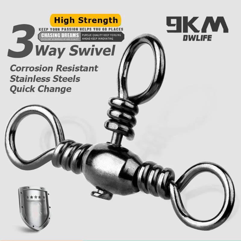 Fishing Crossline Swivels Brass for Catfish Surf Rigs