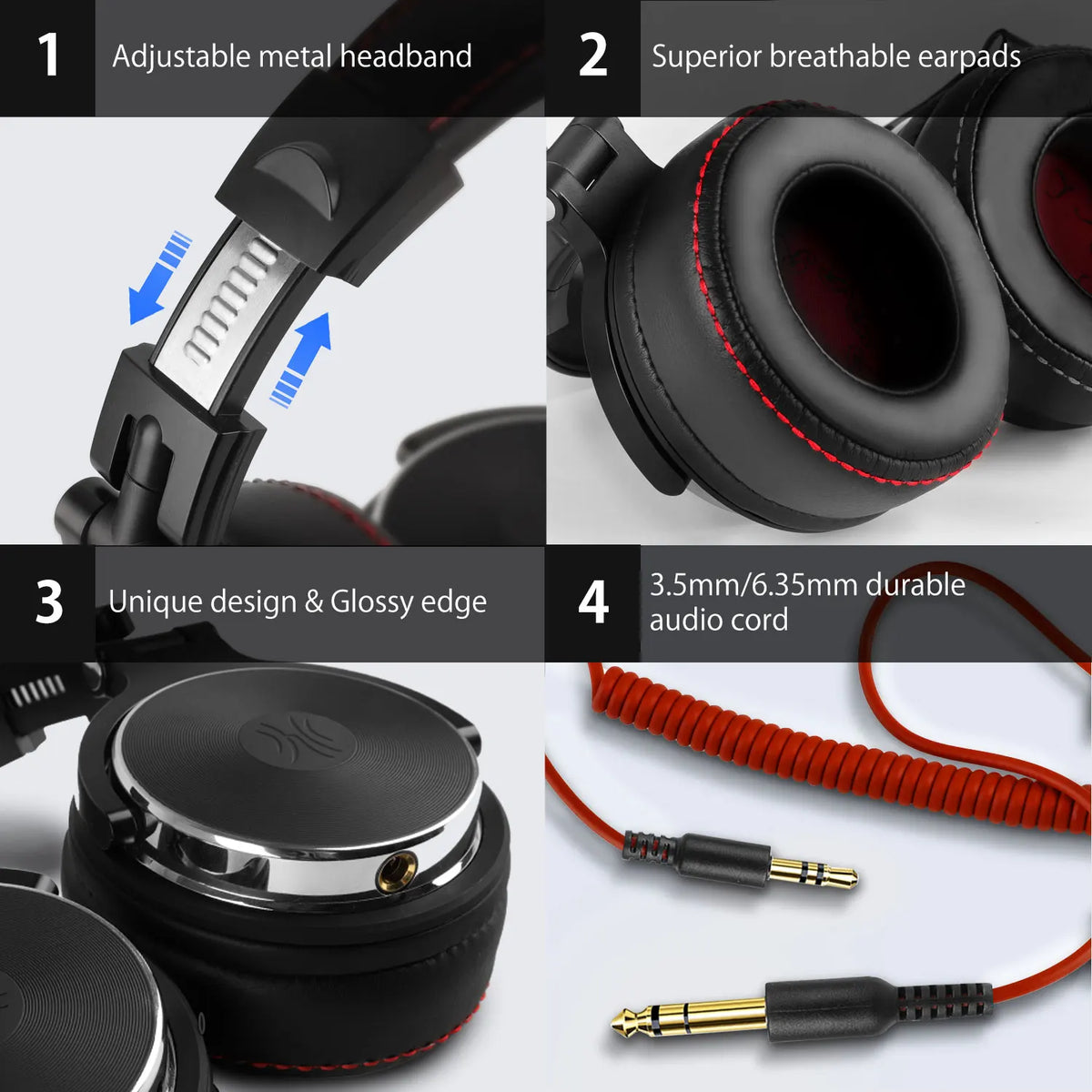 Oneodio Wired Headphones Professional Studio Headphones
