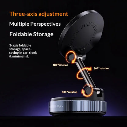 Cross-Border Wireless Charging Vacuum Car Phone Holder