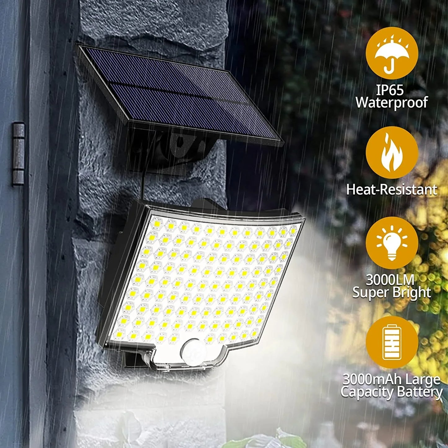 Solar Outdoor Lights - LED Motion Sensor Light