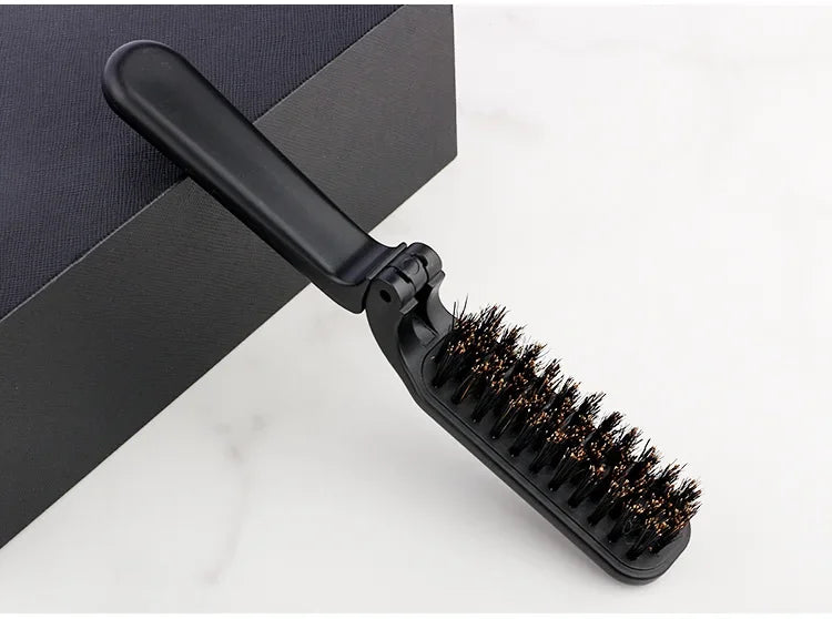 Soft Boar Bristle Beard Brush Hairdressing Hair Styling