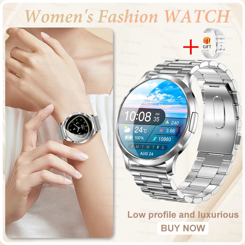 New Smart Watch For Women Gift 1.32 Inch Full Touch Screen