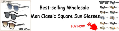 HBK New Fashion Sunglasses men Vintage Square