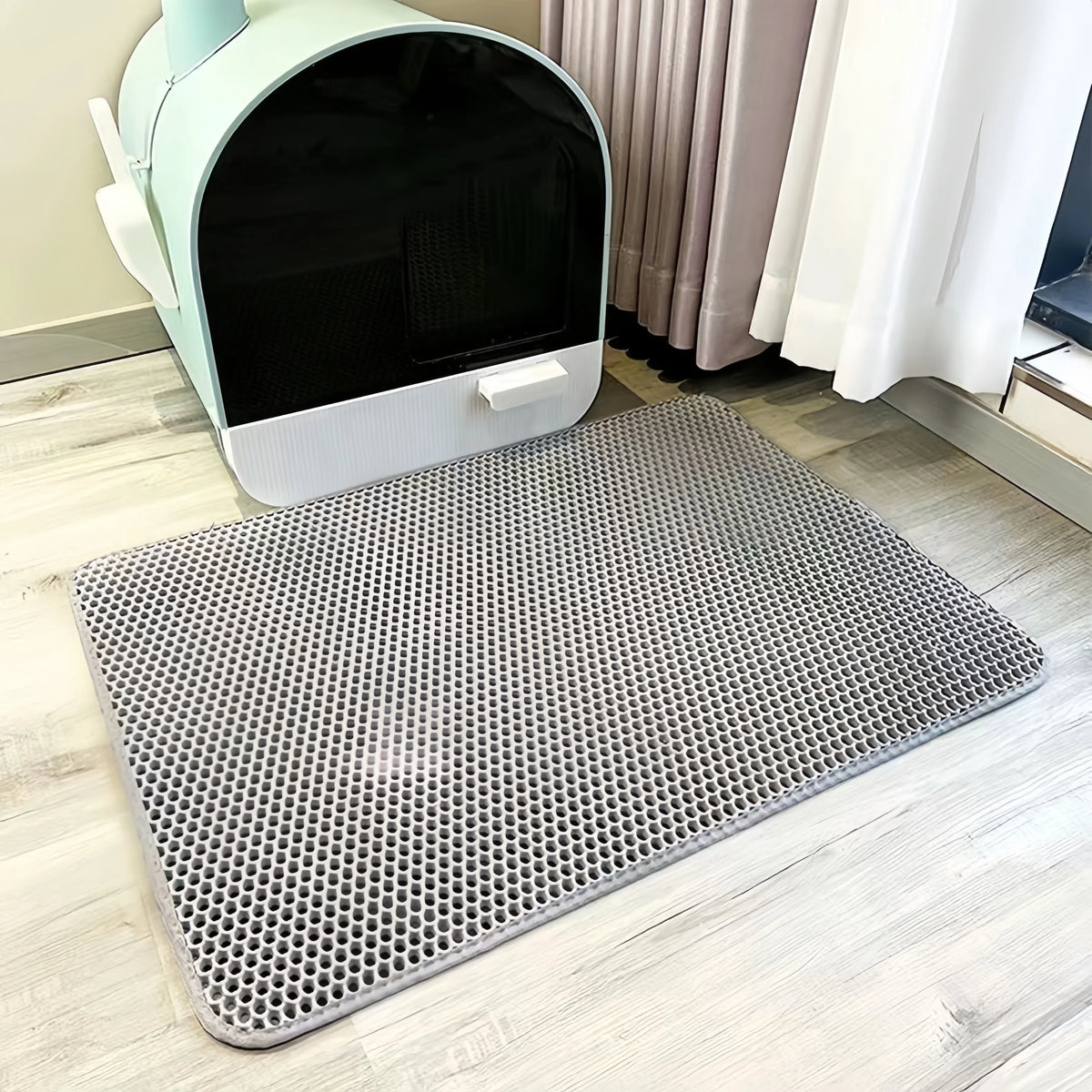 Large Size Cat Litter Mat Eva Double Layer Waterproof Mat