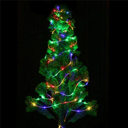 LED Solar Strip Rope Tube Fairy Light Solar Garland String