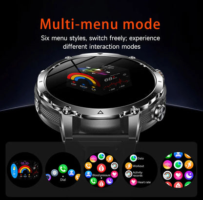 New TANK Ultra 1400mAh Battery Military Smart Watch