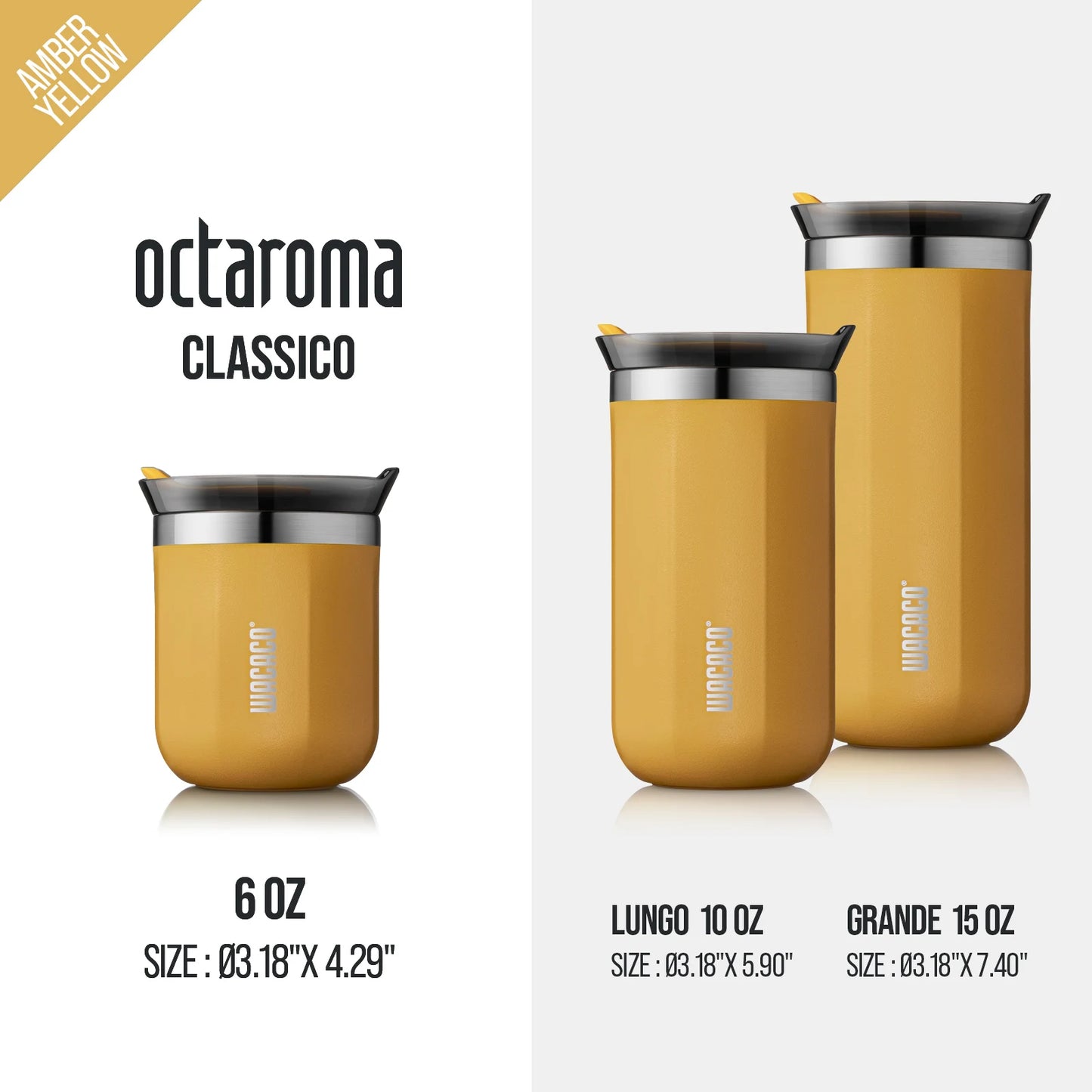 Vacuum Insulated Coffee Mug, Double-wall Stainless Steel