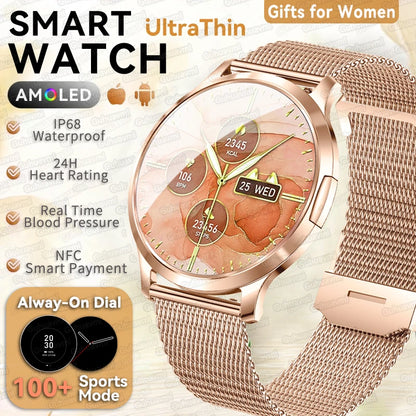 New Smart Watch For Women Gift 1.32 Inch Full Touch Screen