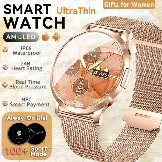 New Smart Watch For Women Gift 1.32 Inch Full Touch Screen
