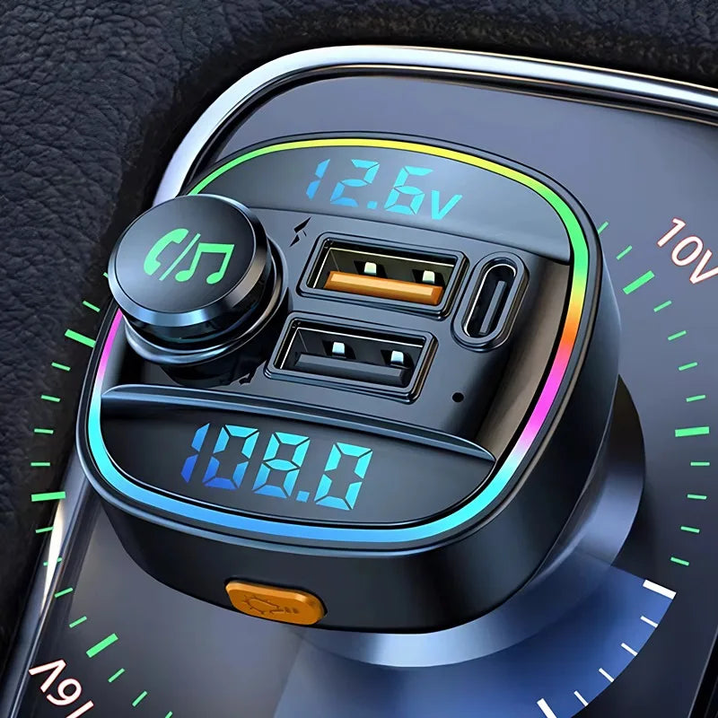 Bluetooth 5.0 FM Transmitter Handsfree Car Radio Modulator