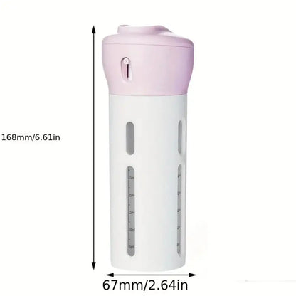 4 In 1 Portable Travel Liquid Dispenser Bottle Refillable