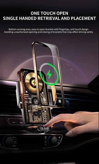 Car Phone Holder 66W Wireless Charger Mobile Phone Holder