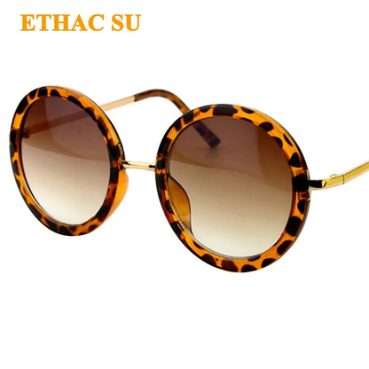 Sunglasses Women Men Round New Luxury Brand Design