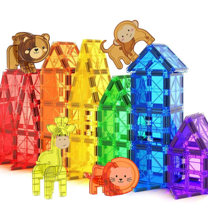 Magnetic Building Blocks Magnetic Force Plate Children's Toys