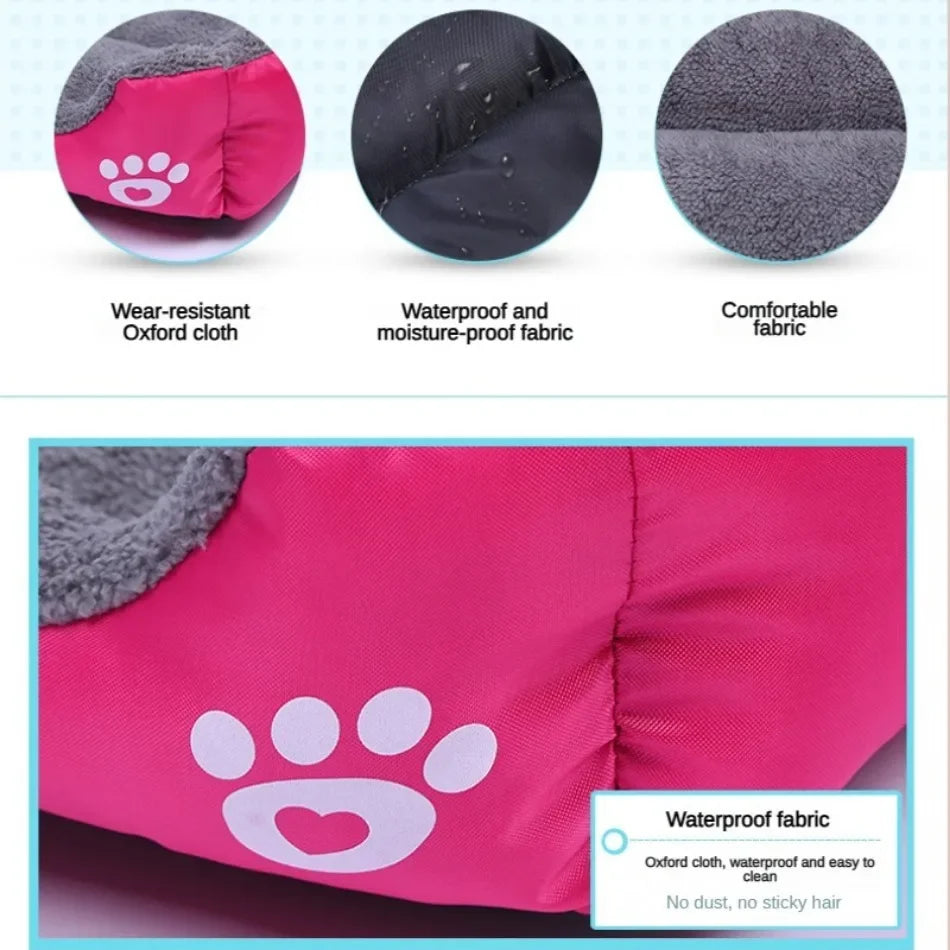 Soft Square Large Dog Sofa Elastic House Cushion