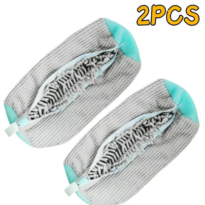 Shoe Washing Machine Bag with Liquid Shoe Brush Set