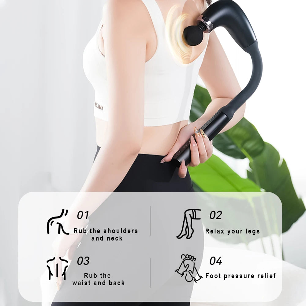 New Smart Fascia Gun Electric Massager Massage Hammer