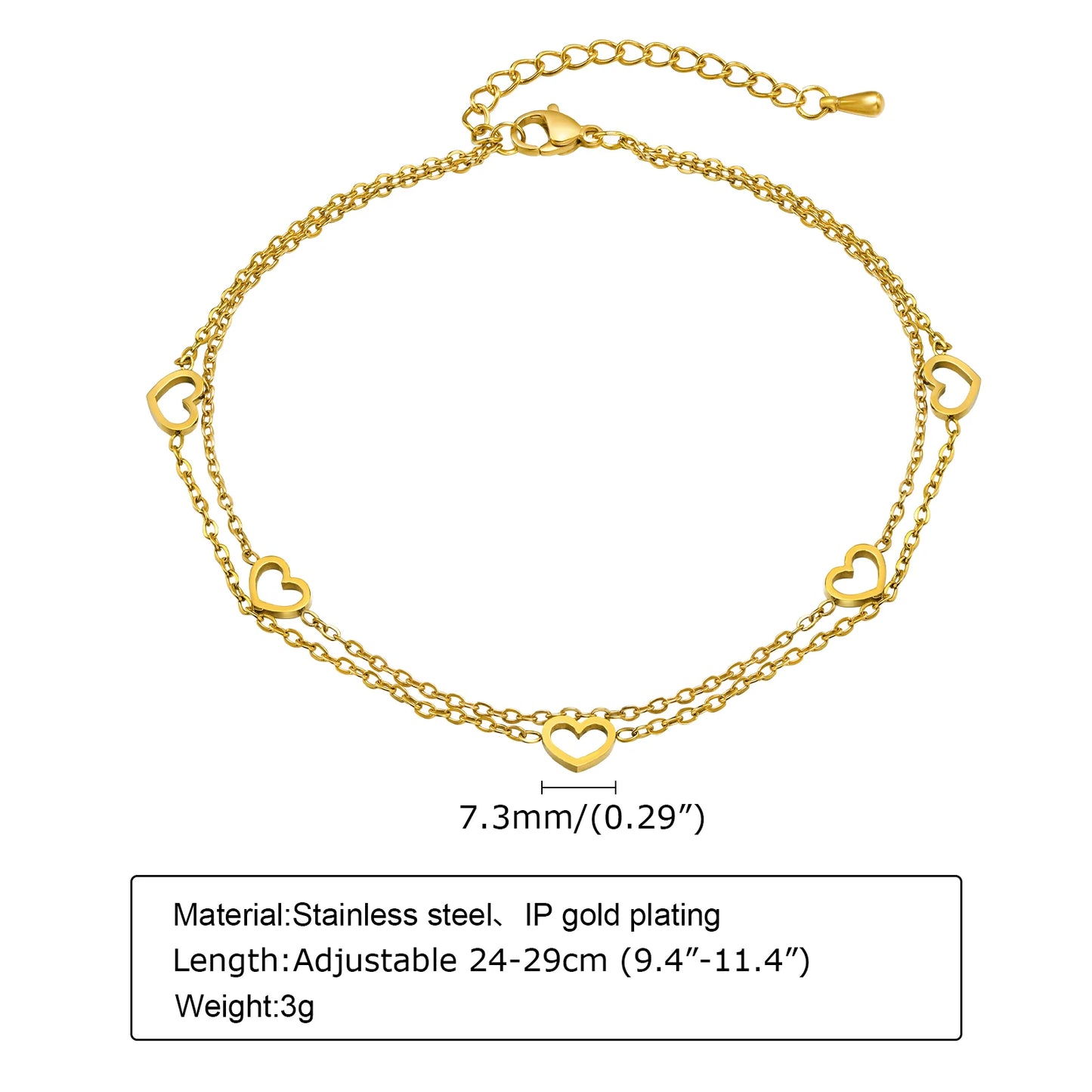 Women's Dainty Anklets Jewelry for Daily Beach Holiday Anklet