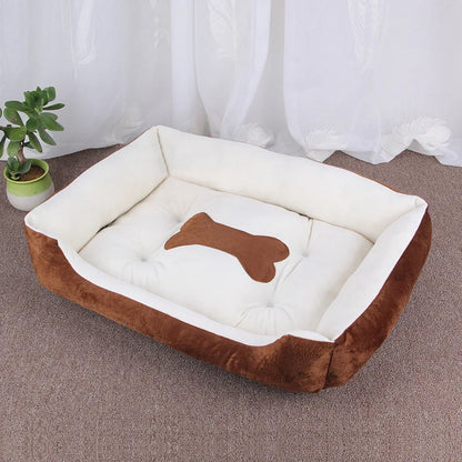 Soft Square Large Dog Sofa Elastic House Cushion