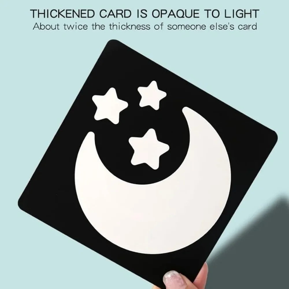 Montessori 0-12Month Baby Vision Stimulation Cards