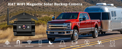 1080P WiFi Magnetic Solar Wireless Backup Camera