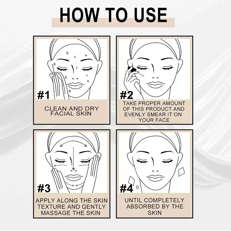 Lactobionic Acid Pore Shrink Serum Hyaluronic Face Moisturizing