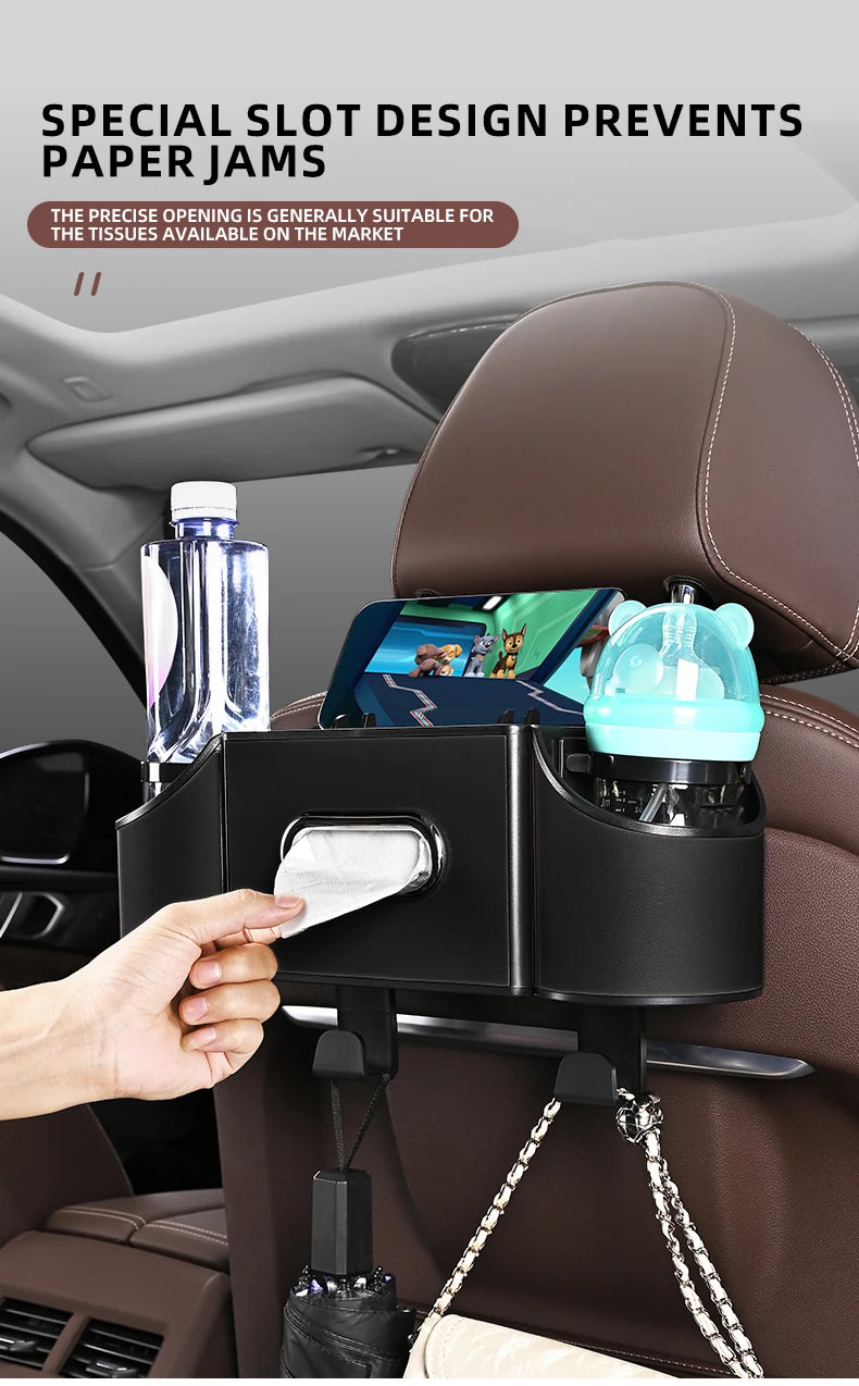 Car Seat Back Storage Box Multi-Functional Vehicle Mounted