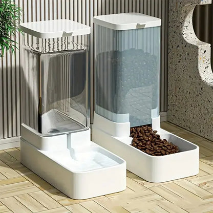 A2 Automatic Dog Feeder/Water Dispenser  Set