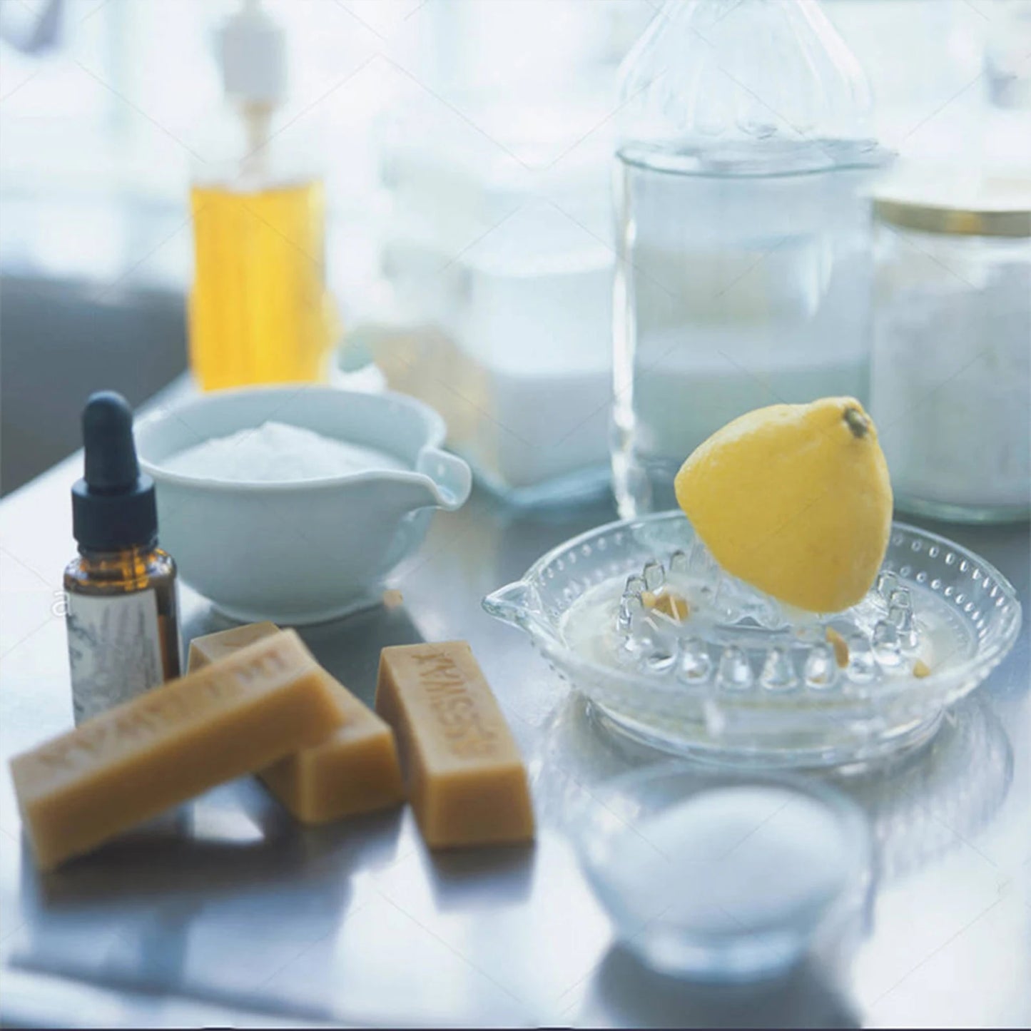 Glass Manual Lemon Juicer Orange Squeezer Juice Extractor