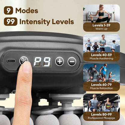 Upgrade Fascia Gun 99 Level Electric Fascia Massage Gun