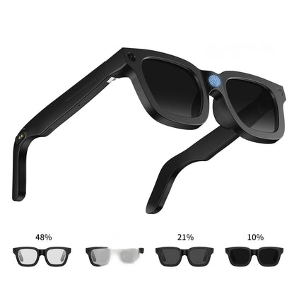 Smart Glasses AR AI Translation 4K Camera Bluetooth Call Touch Control