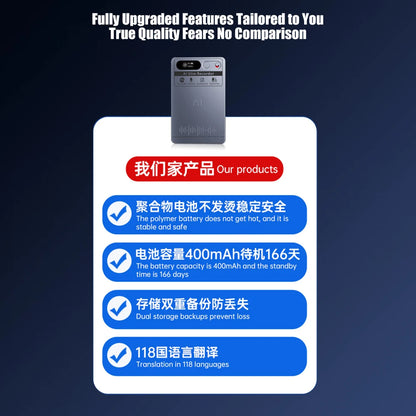 AI Voice Recorder Min Magnetic Powerd ChatGPT-4 App