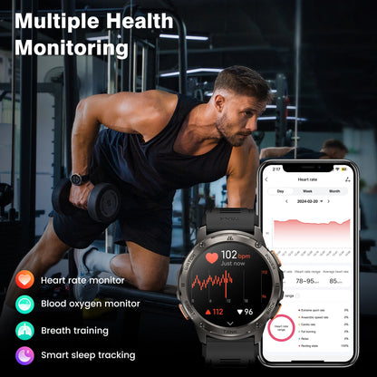 Original KOSPET TANK T3 Smart Watch For Men Military