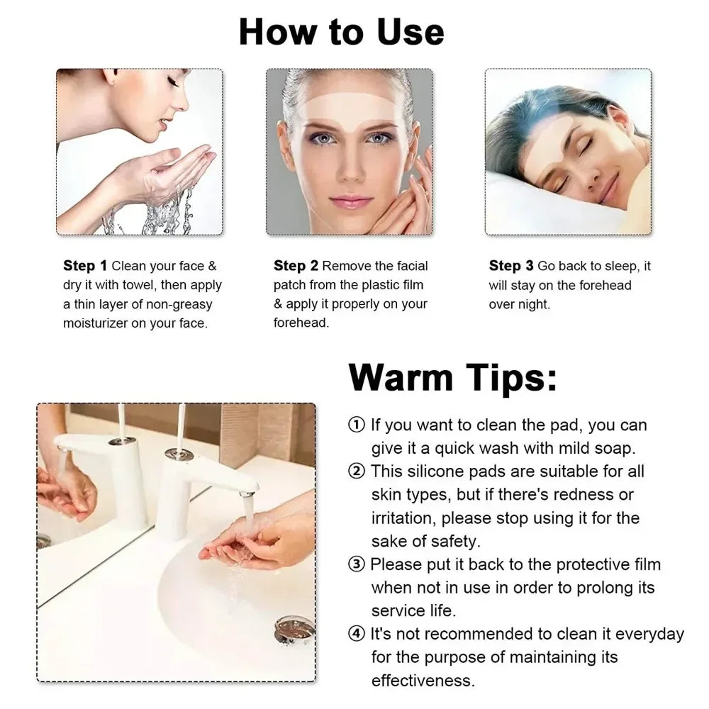 Reusable Silicone Patches Anti Rimpel Pad Silicone Wrinkle