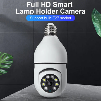 1080P HD E27 Bulb Surveillance Camera Anti-theft Outdoor
