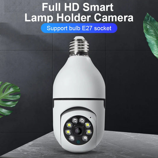 1080P HD E27 Bulb Surveillance Camera Anti-theft Outdoor